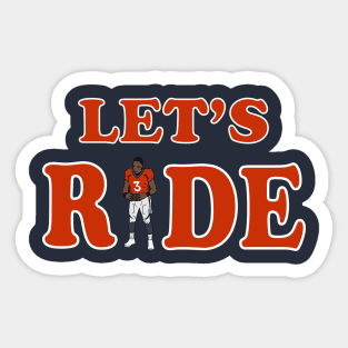 Let's Ride Sticker